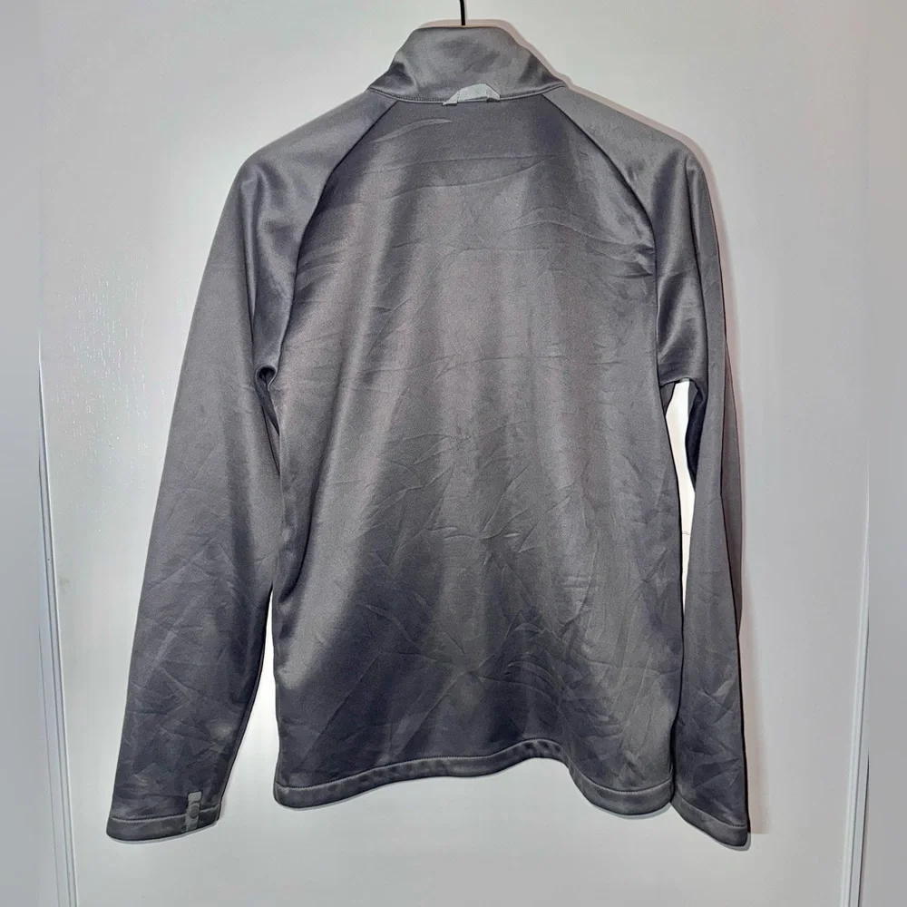 The North Face Men’s Zip Up Collared Jacket Size Small Shiny Grey Polyester
